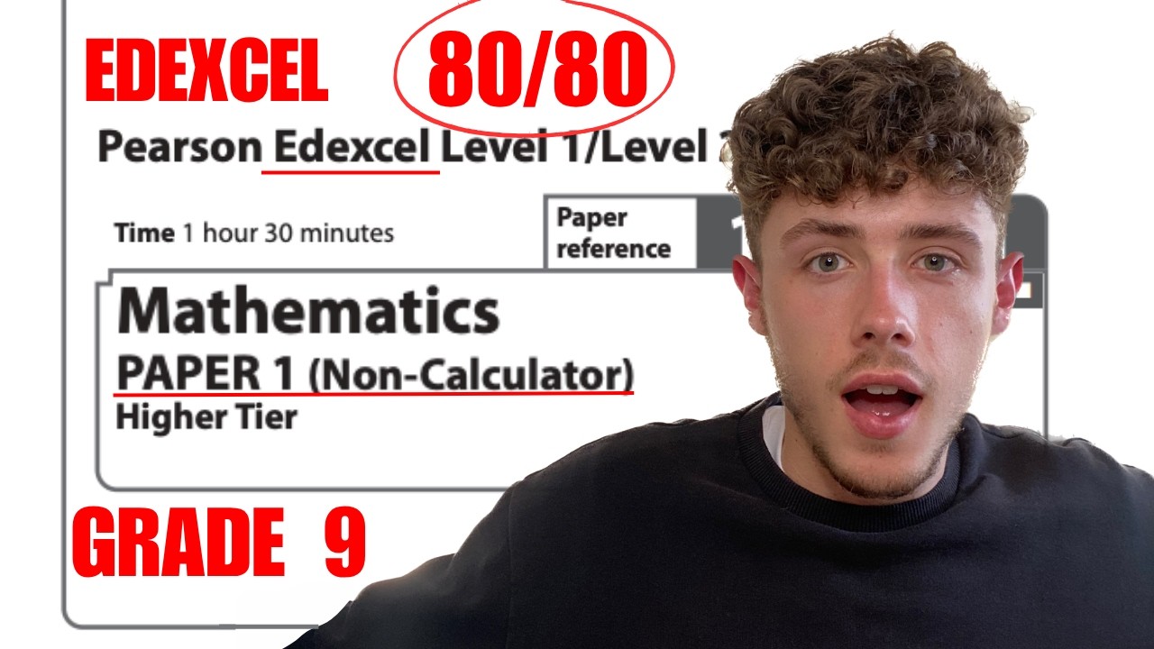 How to get a Grade 9 | GCSE Maths Edexcel Paper 1 Higher