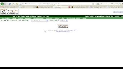 How to modify the main page in Zen Cart