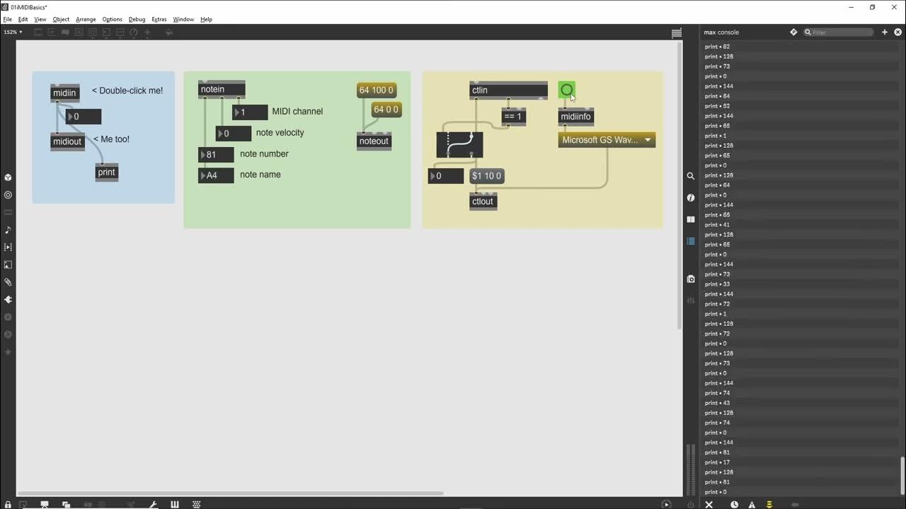 Max Tutorials MIDI Tutorial 1 Basic MIDI for Max MSP Beginners 🎶 YouTube