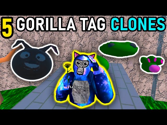 Polychrome Gorilla Tag Plush Creative Gorilla Monkey Game Related