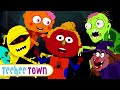 Scary Songs For Kids | Monster Finger Family Song + More Spooky Rhymes | Teehee Town