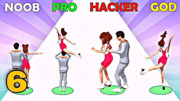 Noob vs Pro Vs Hacker || Skate Up Part 6 || Android Gameplay