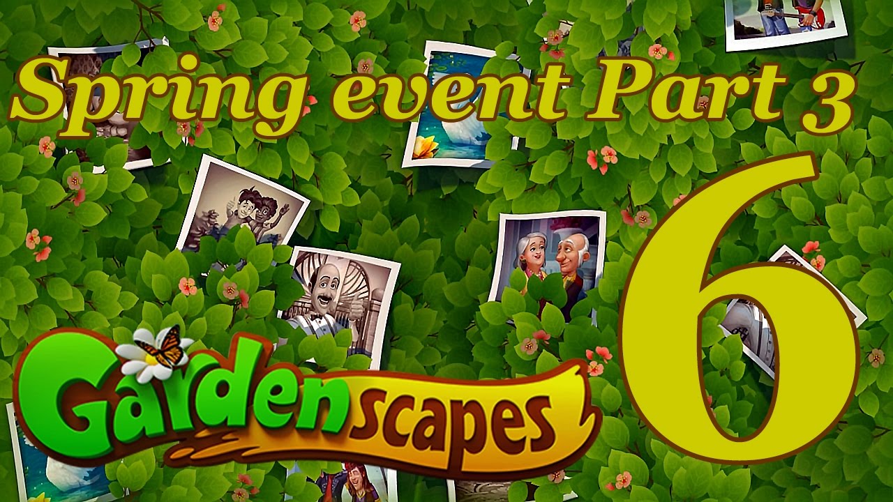 GardenScapes Spring Event Level 6 Part 3 [UNRAVEL THE CODE 6] Walkthrough