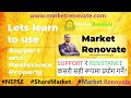 Use support and resistance properly in nepse  nepal share market  market renovate  high result