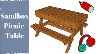 FULL PLANS at: http://howtospecialist.com/outdoor-furniture/sandbox-kids-picnic-table-plans/ ▻ SUBSCRIBE for a new DIY video 