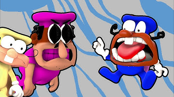 Cut sequence from Noise vs Doise (SFM Pizza Tower animation)