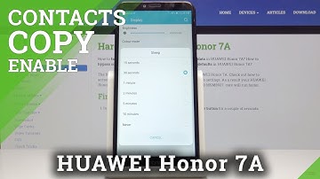 How to Change Screen Timeout in Huawei Honor 7A – Change Sleep Settings