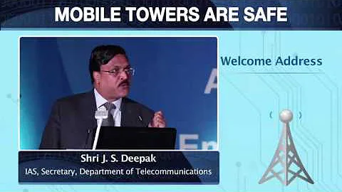 Welcome Address by Shri J S Deepak , IAS, Secretary, Department of Telecommunications 1