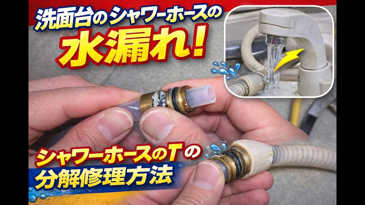 シャワー ホース 水 漏れ