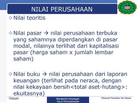 Manajemen Keuangan: Nilai Perusahaan