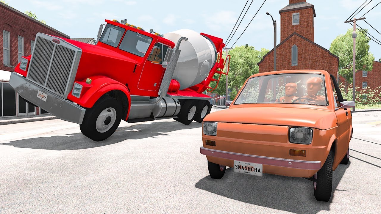 Truck Crashes #8 - BeamNG DRIVE | SmashChan