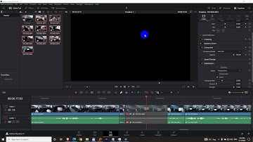 Why one clip is Black on the timeline? (Davinci Resolve, D, Enable Clip)