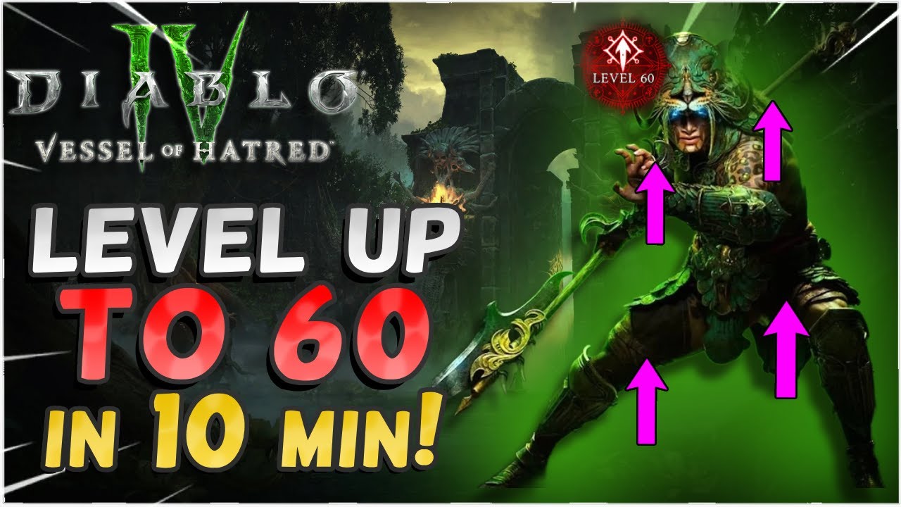 Diablo 4 How to Powerlevel Your Alt Characters in Vessel of Hatred ...