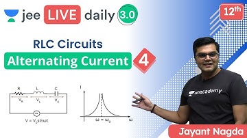 JEE: Alternating Current L4 | RLC Circuits | Unacademy JEE | JEE Physics | Jayant Nagda