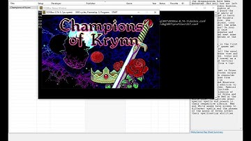Champions of Krynn [MS DOS] Intro on Creative Music System/Game Blaster