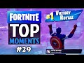 My BEST Solo Win EVER!? Featuring CAPTAIN AMERICA! - Fortnite Top Moments #29