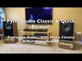 Fyne audio classic x loudspeakers  quick demo  expressive audio  hifi  home cinema experts