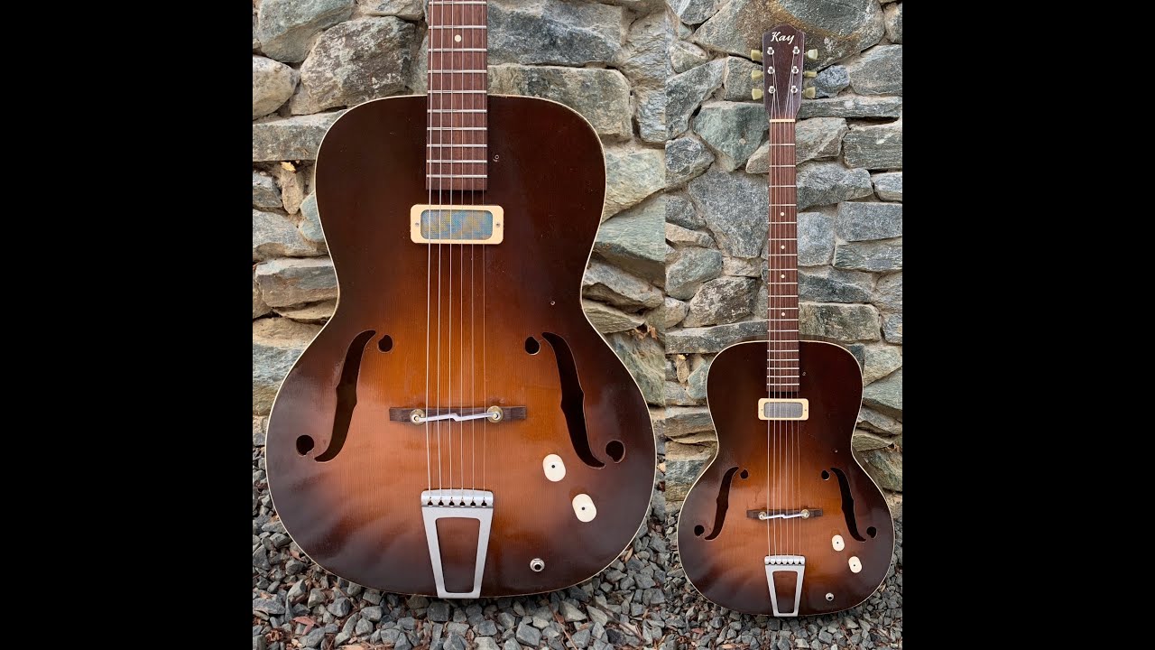 洋楽 Kay-K of D.E.A. 1950 Kay K30 Archtop Guitar - YouTube