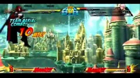 Marvel Vs Capcom 3 Arcade: Spider Man,Dante,Trish