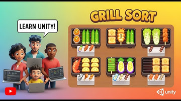 (Làm Game Grill Sort) Bài 1: Giới Thiệu Về Dòng Game Puzzle và Lấy Asset Để Làm Game.