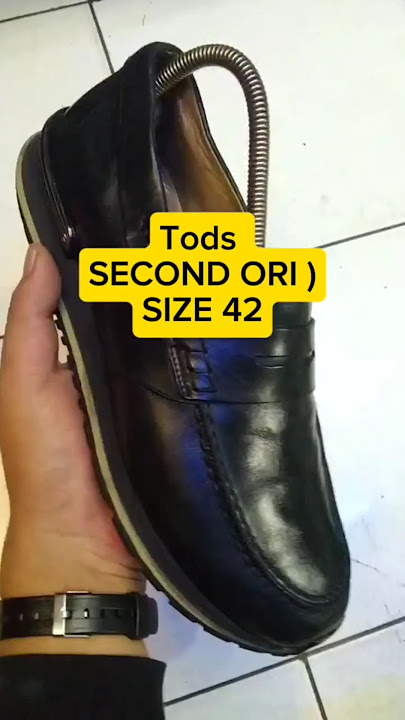 SEPATU TOD'S Ukuran 42 ( Second Ori) #shortbeta #fypyoutube