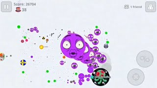 Solo vs Macro Noobs | Best Moments (Agar.io Mobile)