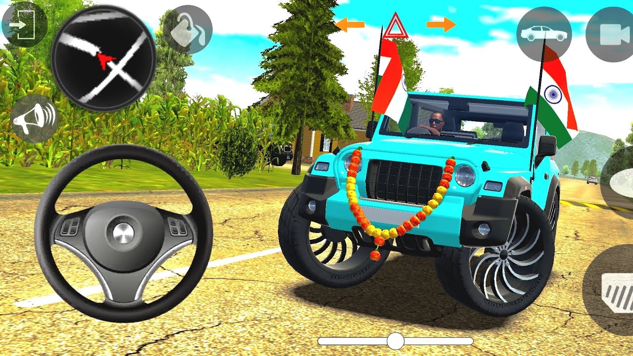 Modified Mahindra Thar 😱 Indian Game's (Gadi wala Games) Android phone #2026 Simulator Game 