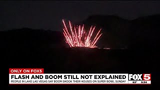Cause still unknown of flash of light and boom that shook houses in Lake Las Vegas