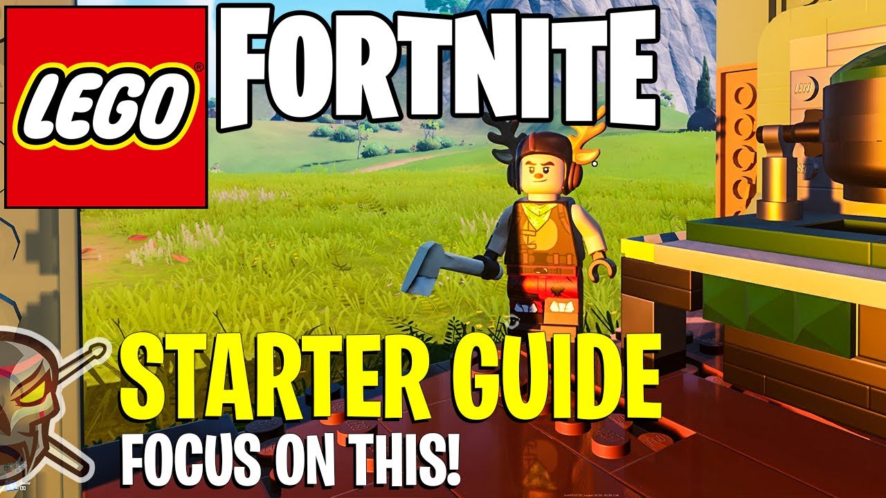 Easy LEGO Fortnite Survival STARTER Guide Village/Crafting Bench