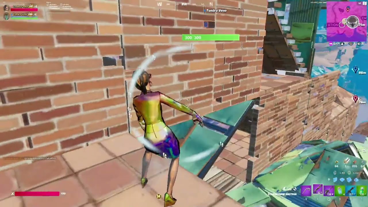 Aqua gets griefed by teammate in FNCS