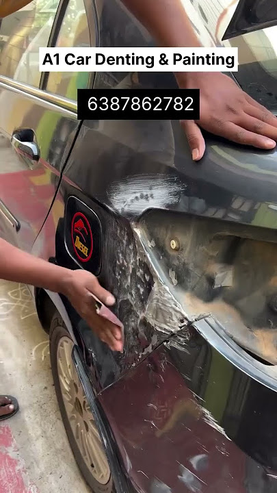 Car  Denting & pending #automobile #trending #viral #Tata Zesta #scorpio