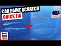 How to quickly repair a scratch in car paint using silicone spray – DIY guide