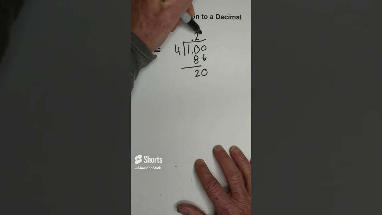 Convert A Fraction To Decimal