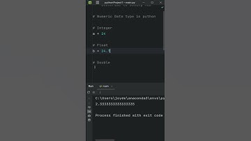 9. Numeric data types in python #python #basics #machinelearning