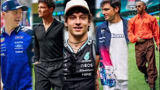 Max Verstappen arrives with Police escort in Miami | Hamilton & more F1 Drivers arrive in style
