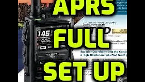 YAESU FT3D - APRS SET UP