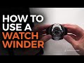 How to replace the watch winder motor - YouTube