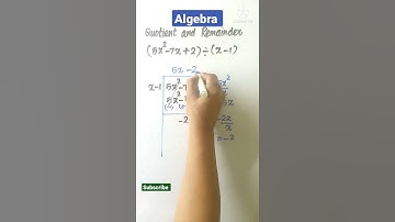 Quotient and Remainder #shorts