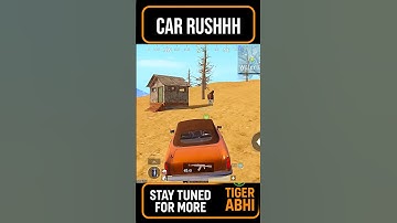 Fastest Car Rush 1v2 Clutch Ever 🚗⚡ | BGMI #bgmi #tigerabhi #1v2clutch