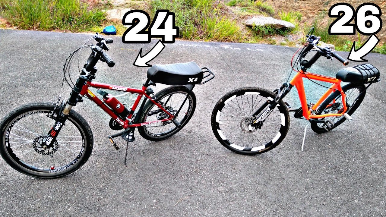 QUAL E A MELHOR BIKE PRO GRAU ARO 24 OU ARO 26 