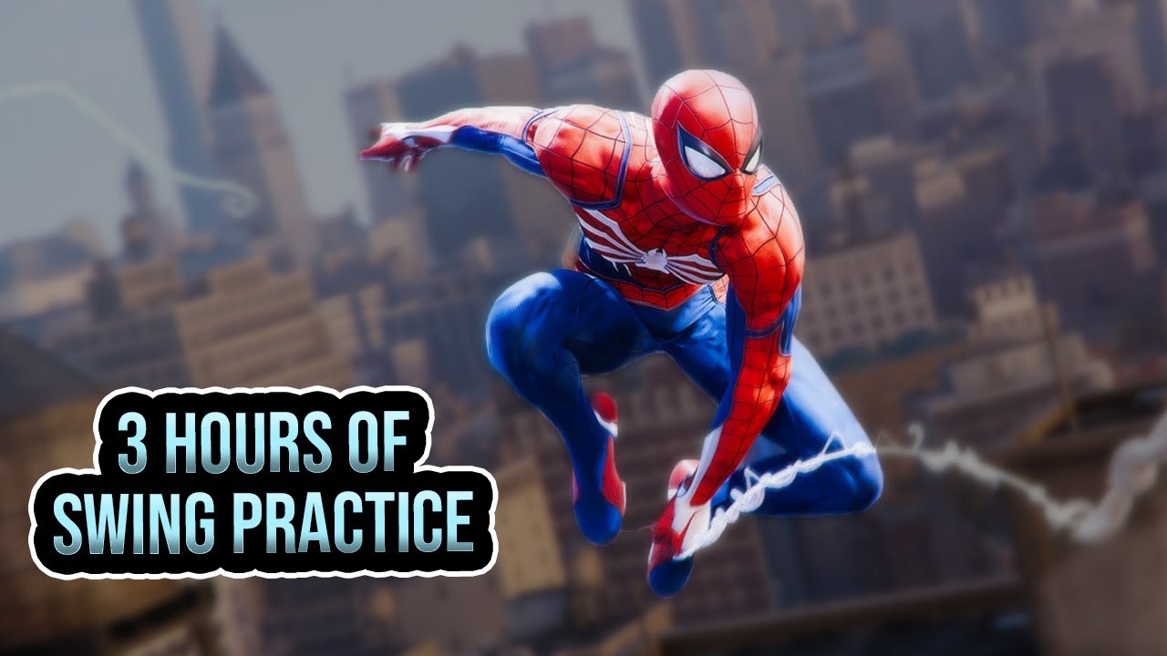 Spider-Man Remastered swinging practice [longplay - 3 hours] - YouTube
