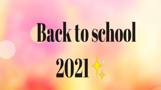 Back to school 2021. Haul. Покупки к школе ✨