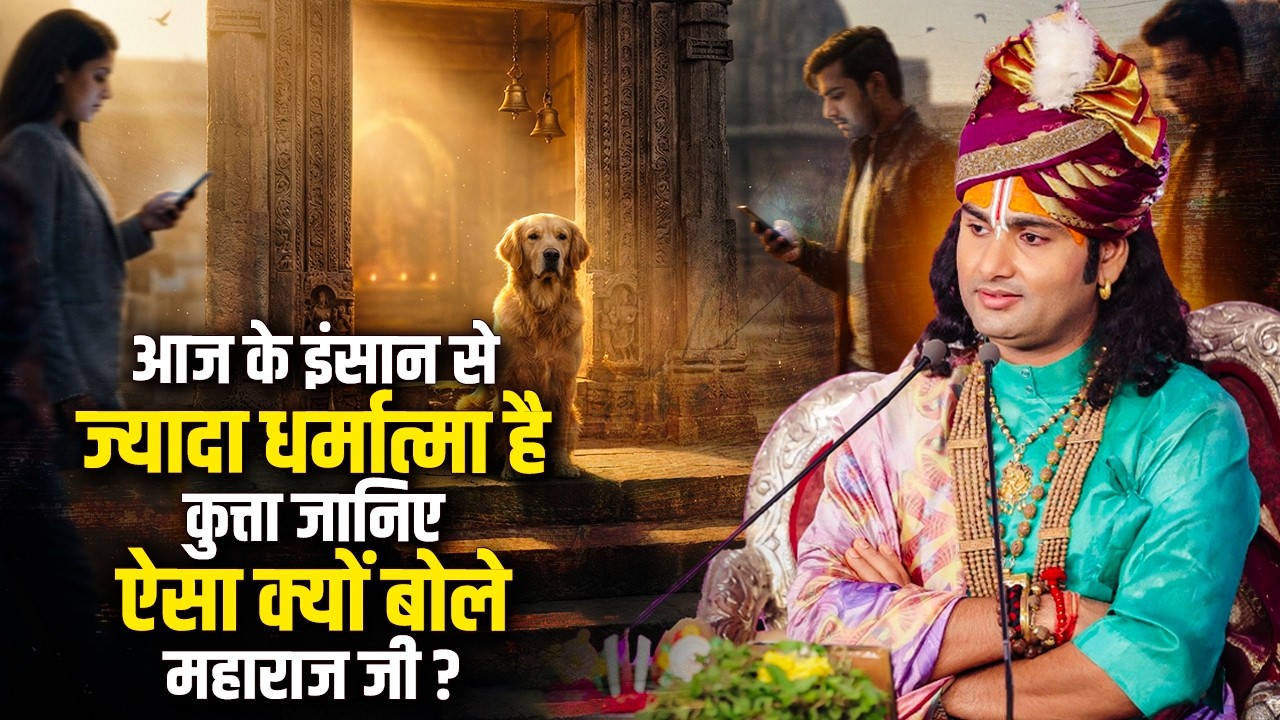 आज के इंसान से ज्यादा धर्मात्मा है कुत्ता जानिए ऐसा क्यों बोले अनिरुद्धाचार्य जी महाराज ?