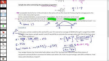 Calculating Minimum Sample Size