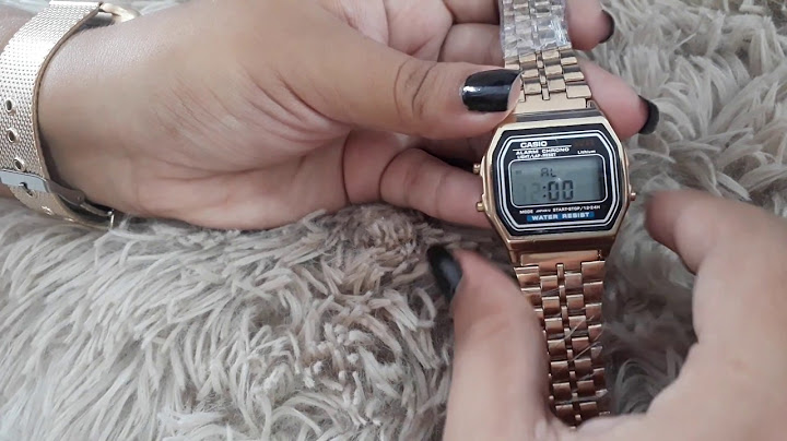 COMO AJUSTAR DATA E HORA RELOGIO MODELO CASIO