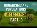 Organisms and Populations part - 3 / NEET Biology / MTG / MCQ for NEET #neet2025   #mtg #ncert