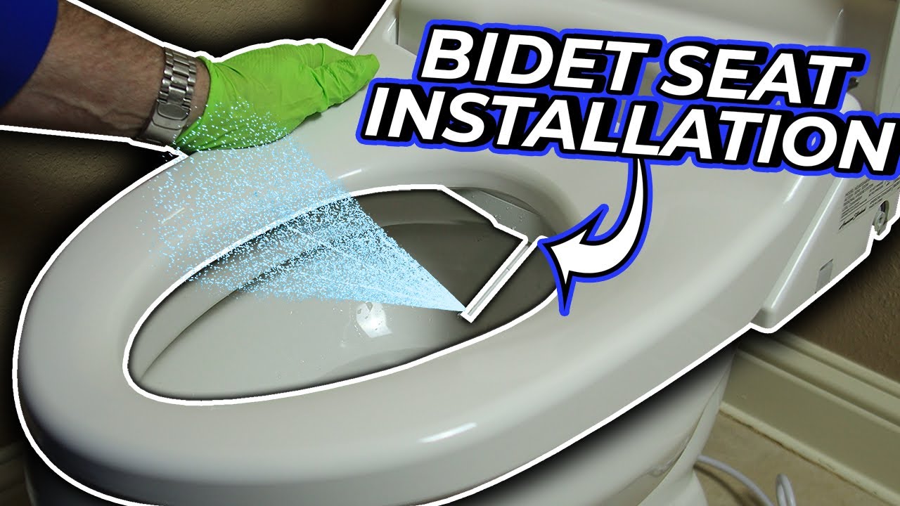 How To Install A Bidet Toilet Seat - DIY Plumbing - YouTube