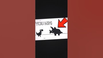 EL FINAL DEL JUEGO DEL DINOSAURIO DE GOOGLE 😢💀 #parati #dinosaurio#google