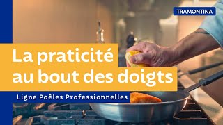 Une cuisine efficace dispose de poêles professionnelles Fusion | Tramontina