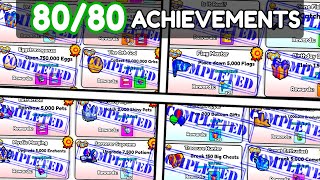 80/80 *FAST* All Achievements GUIDE for Pet Simulator 99!